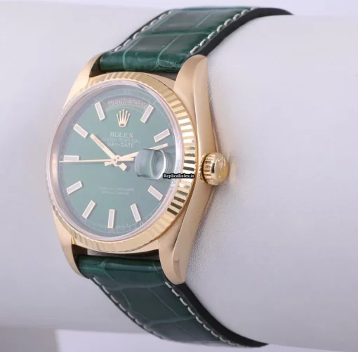 Fabulous Replica Rolex Day-date 36 18038 Automatic Movement 36mm Yellow Gold Case Mens/unisex Watch - Image 3