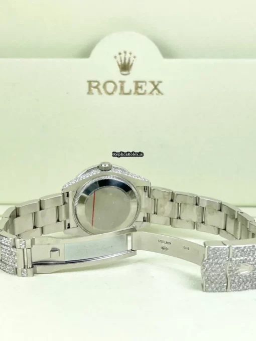 Reliable Replica Rolex Oyster Perpetual 31 177200 Caliber 2231 Automatic Movement 31mm Steel Case Womens Watch - Image 5