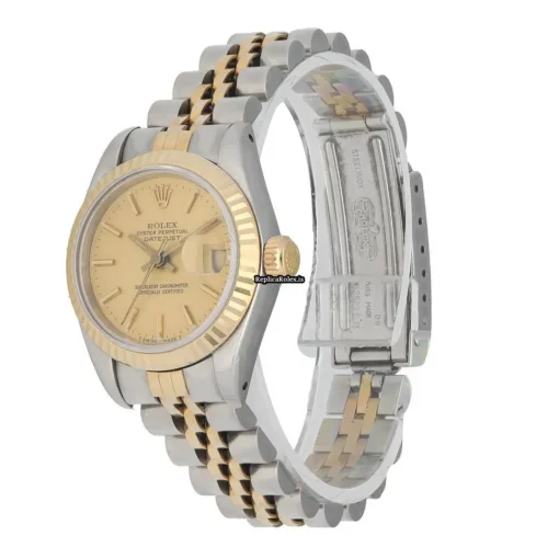 Ideal Fake Rolex Lady-datejust 69173 Automatic Movement 26mm Steel Case Womens Watch - Image 2