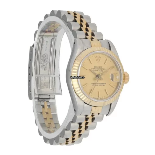 Ideal Fake Rolex Lady-datejust 69173 Automatic Movement 26mm Steel Case Womens Watch - Image 3