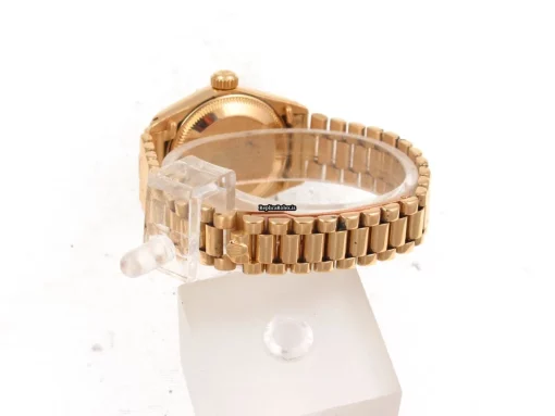 Top Replica Rolex Lady-datejust 6917 Caliber 2030 Automatic Movement 26mm Yellow Gold Case Womens Watch - Image 5