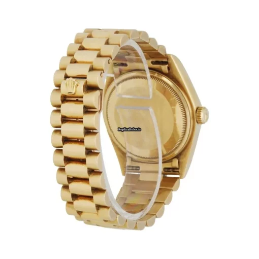 Mind-boggling Fake Rolex Day-date 36 18038 Caliber 3055 Automatic Movement 36mm Yellow Gold Case Mens/unisex Watch - Image 4