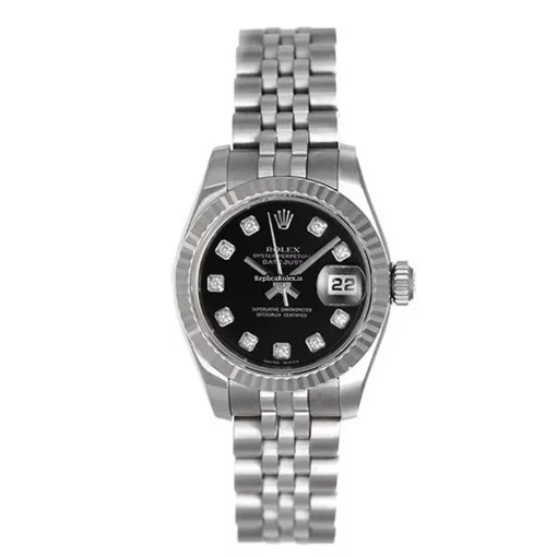 High Quality Fake Rolex Lady-datejust 179174 Automatic Movement 26mm Gold/steel Case Womens Watch