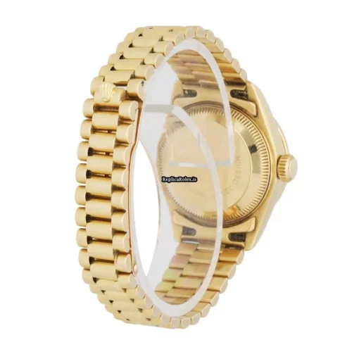 Terrific Replica Rolex Lady-datejust 69138 Automatic Movement 26mm Yellow Gold Case Womens Watch - Image 4