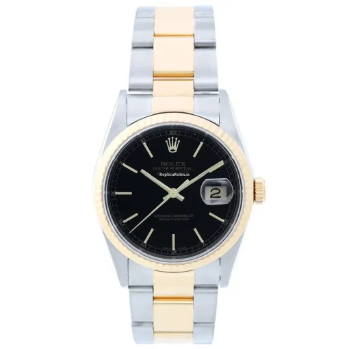 Top Replicas Rolex Datejust 16233 Automatic Movement 36mm Gold/steel Case Mens/unisex Watch