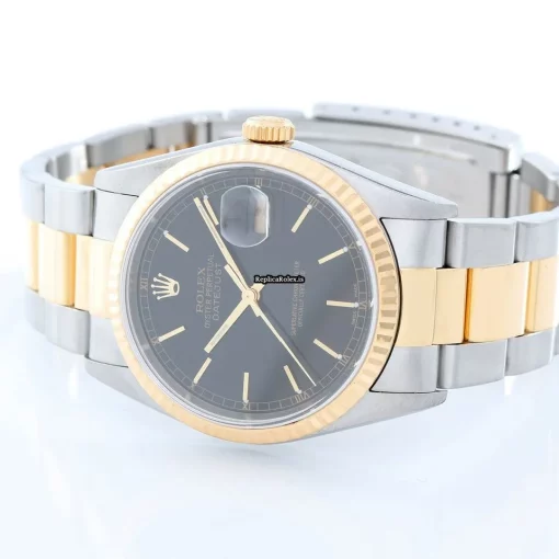 Top Replicas Rolex Datejust 16233 Automatic Movement 36mm Gold/steel Case Mens/unisex Watch - Image 2