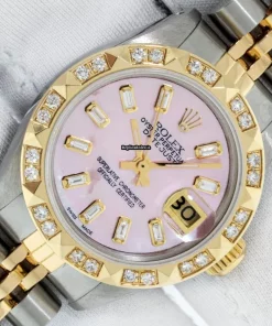 Good Replica Rolex Lady-datejust 69173 Caliber 2135 Automatic Movement 26mm Gold/steel Case Womens Watch