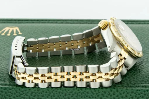 Good Replica Rolex Lady-datejust 69173 Caliber 2135 Automatic Movement 26mm Gold/steel Case Womens Watch - Image 4