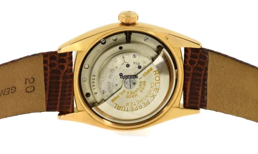 Pleasing Replicas Rolex Bubble Back 6029 Automatic Movement 36mm Rose Gold Case Mens/unisex Watch - Image 4