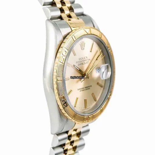 Amazing Fake Rolex Datejust Turn-o-graph 16263 Automatic Movement 36mm Gold/steel Case Mens/unisex Watch - Image 3