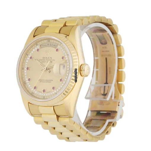 Excellent Fakes Rolex Day-date 36 18238 Automatic Movement 36mm Yellow Gold Case Mens/unisex Watch - Image 2