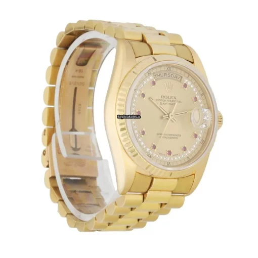 Excellent Fakes Rolex Day-date 36 18238 Automatic Movement 36mm Yellow Gold Case Mens/unisex Watch - Image 3