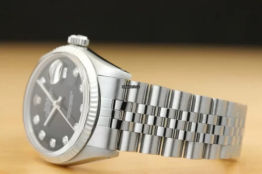 Amazing Fake Rolex Datejust 16014 Caliber 3035 Automatic Movement 36mm Steel Case Mens/unisex Watch - Image 4