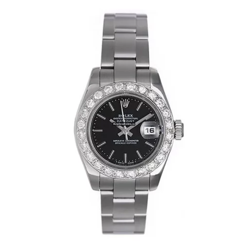 Fabulous Fake Rolex Lady-datejust 179160 Automatic Movement 26mm Steel Case Womens Watch
