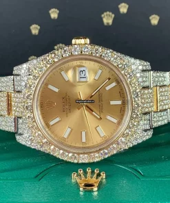 Cheap Copies Rolex Datejust II 116333 Caliber 3136 Automatic Movement 41mm Gold/steel Case Mens/unisex Watch
