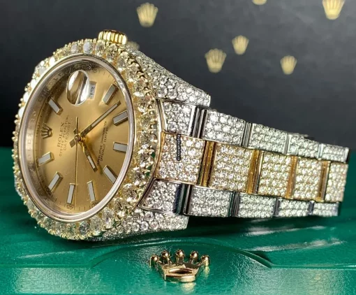 Cheap Copies Rolex Datejust II 116333 Caliber 3136 Automatic Movement 41mm Gold/steel Case Mens/unisex Watch - Image 2