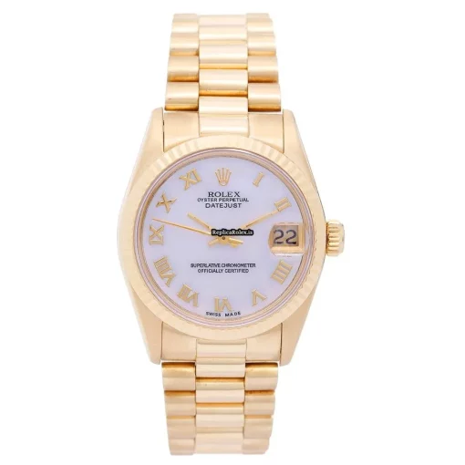 Great Copy Rolex Datejust 68278 Automatic Movement 31mm Yellow Gold Case Mens/unisex Watch