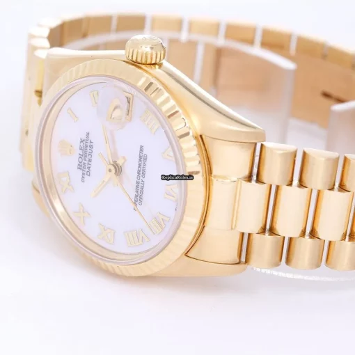 Great Copy Rolex Datejust 68278 Automatic Movement 31mm Yellow Gold Case Mens/unisex Watch - Image 2