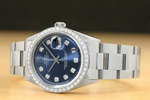 Distinctive Fake Rolex Datejust 1601 Caliber 1570 Automatic Movement 36mm Steel Case Mens/unisex Watch - Image 2