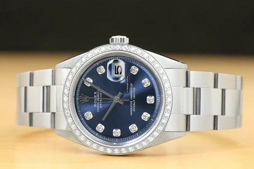 Distinctive Fake Rolex Datejust 1601 Caliber 1570 Automatic Movement 36mm Steel Case Mens/unisex Watch - Image 3