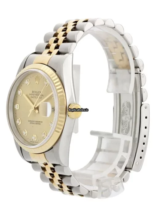 Well Made Replica Rolex Datejust 16233 Caliber 3135 Automatic Movement 36mm Steel Case Mens/unisex Watch - Image 3
