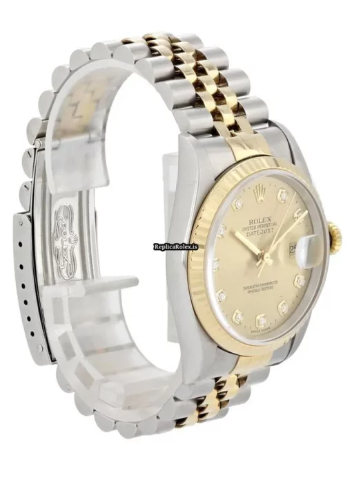 Well Made Replica Rolex Datejust 16233 Caliber 3135 Automatic Movement 36mm Steel Case Mens/unisex Watch - Image 4