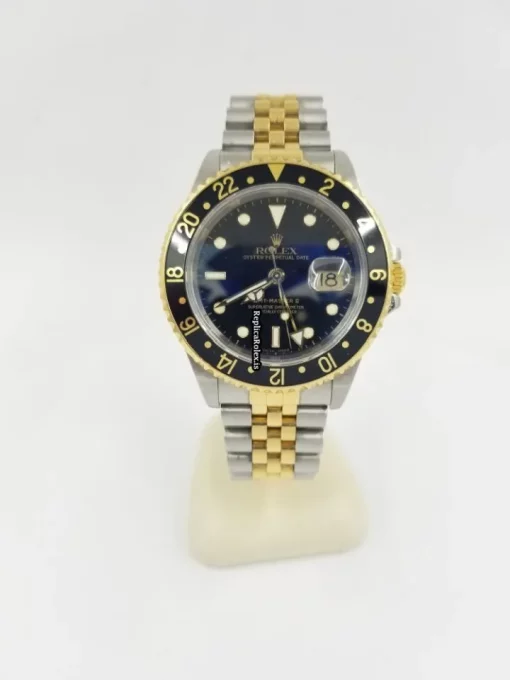 Attractive Fake Rolex Gmt-master II 16713 Caliber 3185 Automatic Movement 40mm Gold/steel Case Mens/unisex Watch