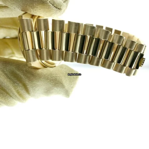Popular Fake Rolex Day-date 36 18038 Caliber 3055 Automatic Movement 36mm Yellow Gold Case Mens/unisex Watch - Image 12