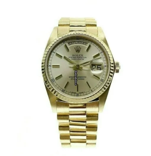 Popular Fake Rolex Day-date 36 18038 Caliber 3055 Automatic Movement 36mm Yellow Gold Case Mens/unisex Watch - Image 2