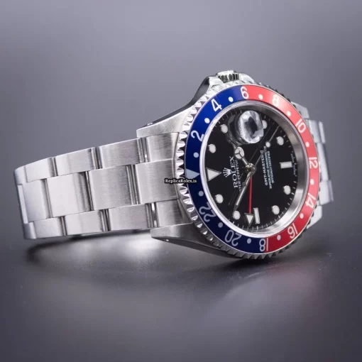 Awesome Replica Rolex Gmt-master II 16710 Caliber 3185 Automatic Movement 40mm Steel Case Mens/unisex Watch - Image 3