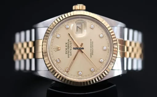 Aaa Replica Rolex Datejust 16013 Caliber 3035 Automatic Movement 36mm Gold/steel Case Mens/unisex Watch