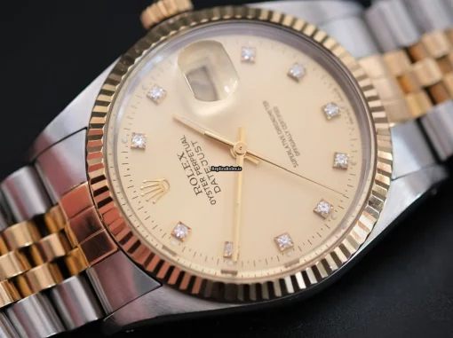 Aaa Replica Rolex Datejust 16013 Caliber 3035 Automatic Movement 36mm Gold/steel Case Mens/unisex Watch - Image 3