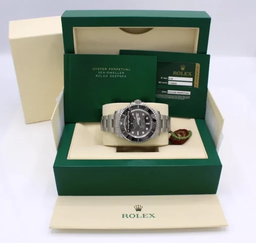 Remarkable Fake Rolex Sea-dweller Deepsea 116660 Automatic Movement 44mm Steel Case Watch - Image 2