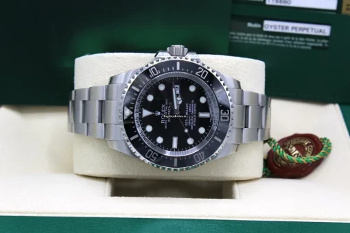 Remarkable Fake Rolex Sea-dweller Deepsea 116660 Automatic Movement 44mm Steel Case Watch - Image 4