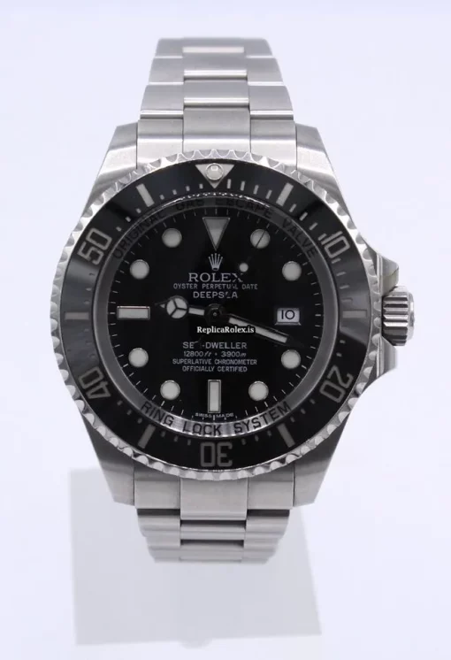 Remarkable Fake Rolex Sea-dweller Deepsea 116660 Automatic Movement 44mm Steel Case Watch - Image 5