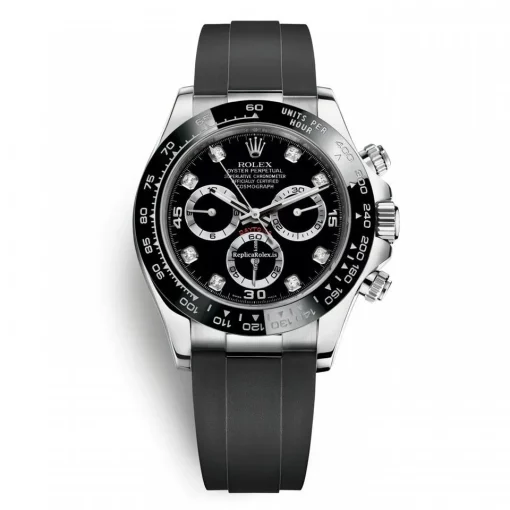 Lovely Replica Rolex Daytona 116519ln Caliber 4130 Automatic Movement 40mm White Gold Case Mens/unisex Watch