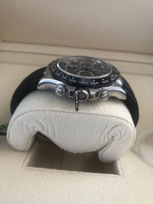 Lovely Replica Rolex Daytona 116519ln Caliber 4130 Automatic Movement 40mm White Gold Case Mens/unisex Watch - Image 11