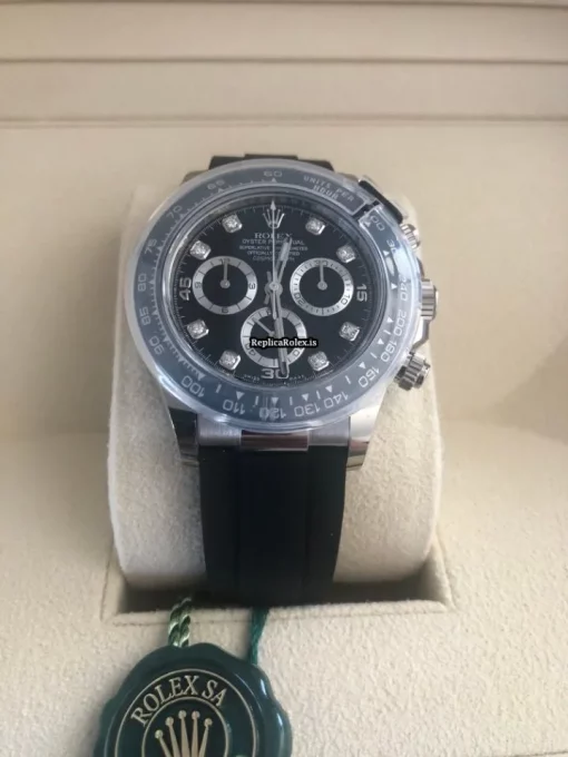 Lovely Replica Rolex Daytona 116519ln Caliber 4130 Automatic Movement 40mm White Gold Case Mens/unisex Watch - Image 6
