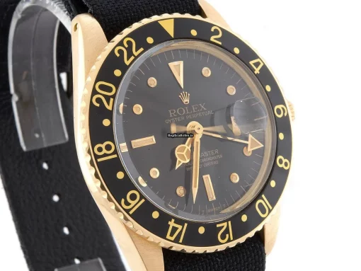Inexpensive Fake Rolex Gmt-master 1675 Caliber 1575 Automatic Movement 40mm Yellow Gold Case Mens/unisex Watch - Image 11