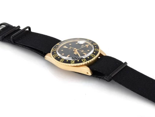 Inexpensive Fake Rolex Gmt-master 1675 Caliber 1575 Automatic Movement 40mm Yellow Gold Case Mens/unisex Watch - Image 15