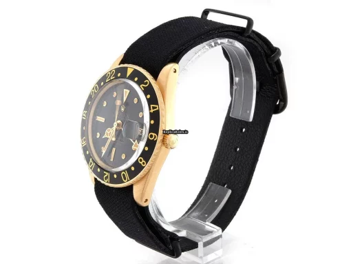 Inexpensive Fake Rolex Gmt-master 1675 Caliber 1575 Automatic Movement 40mm Yellow Gold Case Mens/unisex Watch - Image 6