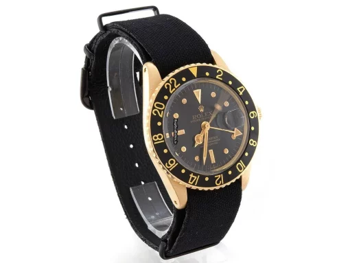 Inexpensive Fake Rolex Gmt-master 1675 Caliber 1575 Automatic Movement 40mm Yellow Gold Case Mens/unisex Watch - Image 7