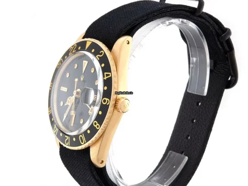 Inexpensive Fake Rolex Gmt-master 1675 Caliber 1575 Automatic Movement 40mm Yellow Gold Case Mens/unisex Watch - Image 9