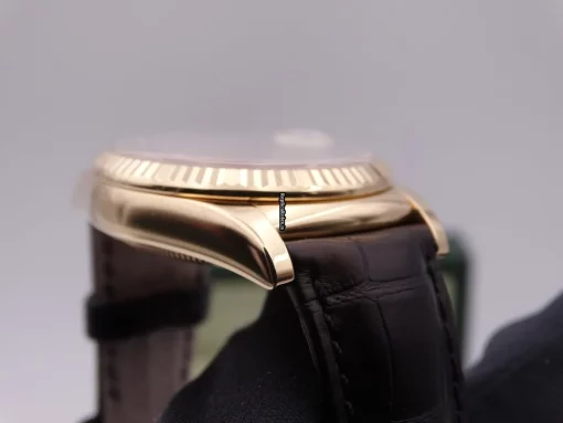 Incredible Fake Rolex Day-date 36 118138 Caliber 3155 Automatic Movement 36mm Yellow Gold Case Mens/unisex Watch - Image 8