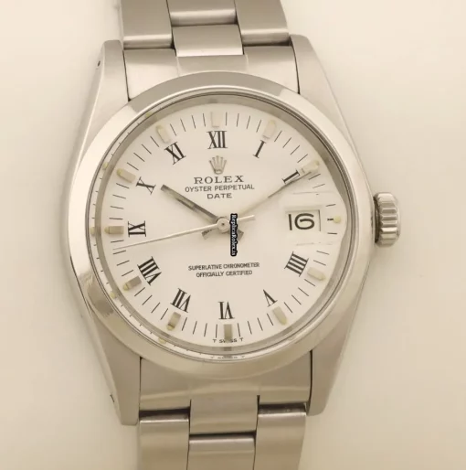 Lovely Replica Rolex Oyster Perpetual Date 1500 Caliber 1570 Automatic Movement 34mm Steel Case Mens/unisex Watch - Image 4