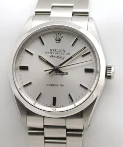 Good Fake Rolex Air King Precision 5500 Caliber 1520 Automatic Movement 34mm Steel Case Mens/unisex Watch