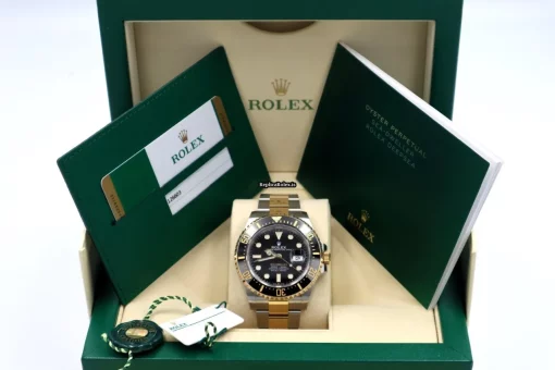 Great Replica Rolex Sea-dweller 126603 Caliber 3235 Automatic Movement 43mm Gold/steel Case Mens/unisex Watch - Image 3