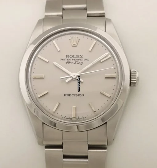 Top Replica Rolex Air King Precision 5500 Caliber 1520 Automatic Movement 34mm Steel Case Mens/unisex Watch - Image 3