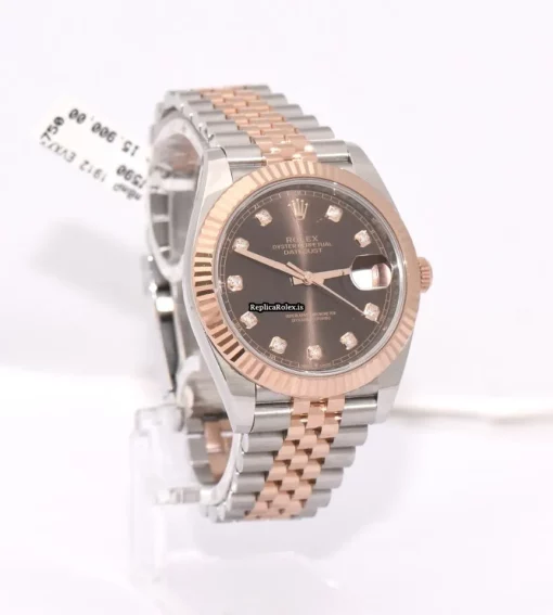Popular Fake Rolex Datejust II 126331 Caliber 3235 Automatic Movement 41mm Gold/steel Case Mens/unisex Watch - Image 10