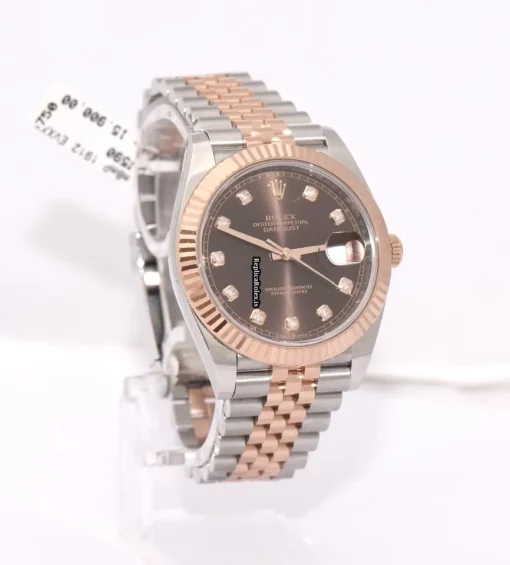 Popular Fake Rolex Datejust II 126331 Caliber 3235 Automatic Movement 41mm Gold/steel Case Mens/unisex Watch - Image 9